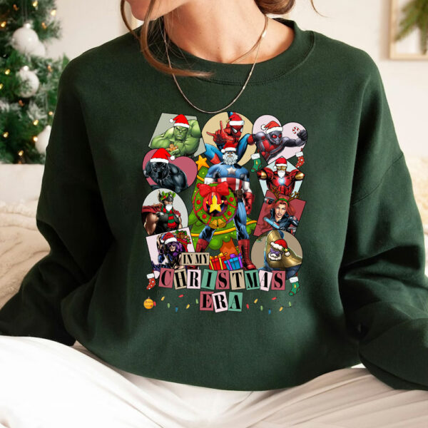 Avengers Marvel In My Christmas Eras Sweatshirt Hoodie Shirt