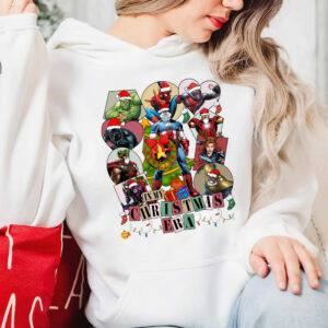 Avengers Marvel In My Christmas Eras Sweatshirt Hoodie Shirt