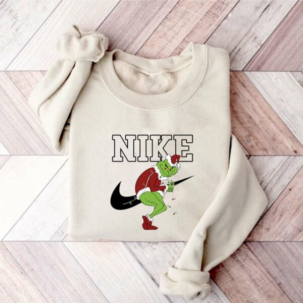 Santa Grinch Nike Sweatshirt