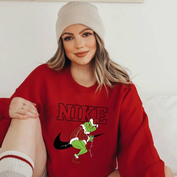 Santa Grinch Nike Sweatshirt