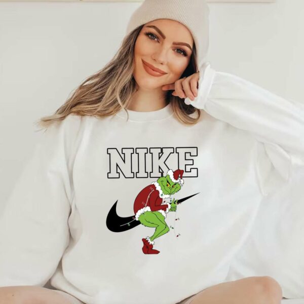 Santa Grinch Nike Sweatshirt