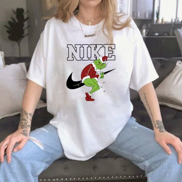 Santa Grinch Nike Sweatshirt