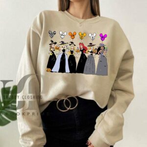 Disney Princess Halloween Walt Disney World Sweatshirt Ver2