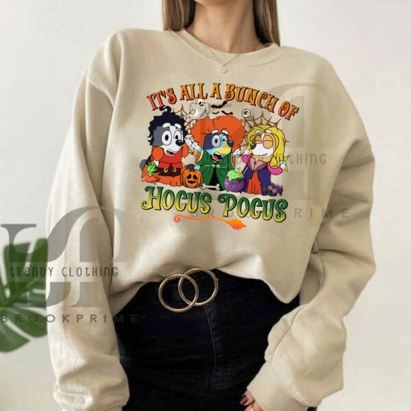 Disney Halloween Bluey Cosplay Sanderson Sisters Sweatshirt