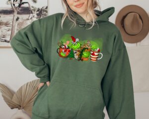 Grinch Family Christmas Vacation Coffee Sweatshirt