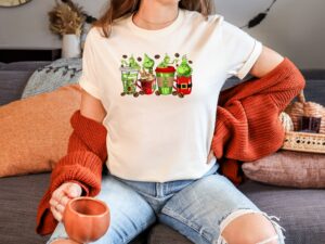 Grinch Coffee Christmas Shirt