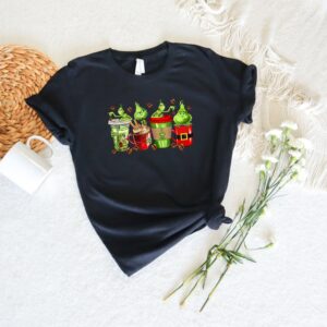 Grinch Coffee Christmas Shirt