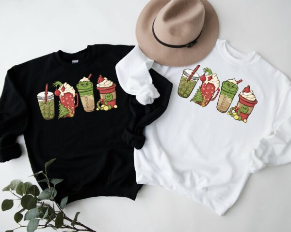 Grinch Coffee Cute Christmas Sweatshirt