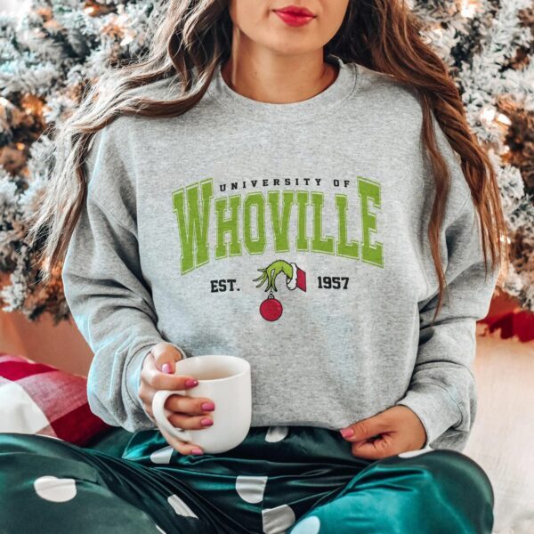 Whoville University Grinch Sweatshirt