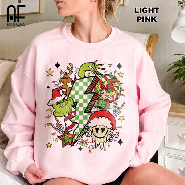 Vintage The Grinchmas Groovy Christmas Sweatshirt