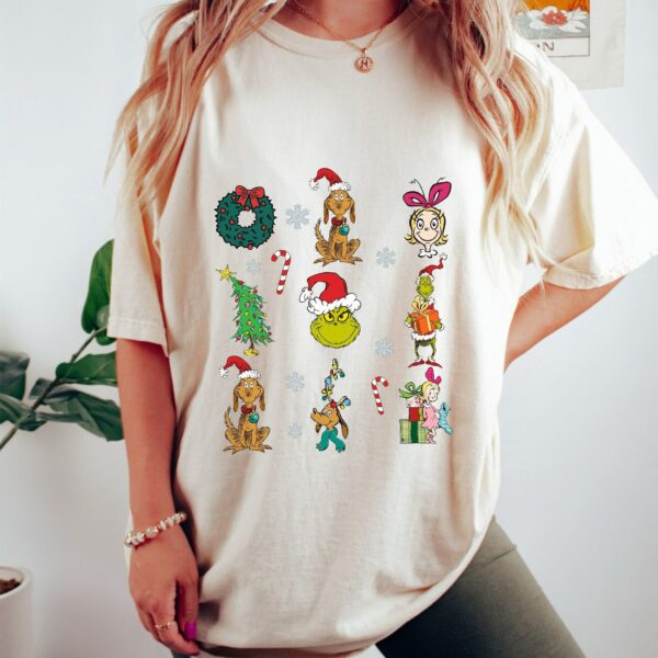 Grinchmas Character Retro Merry Xmas Shirt