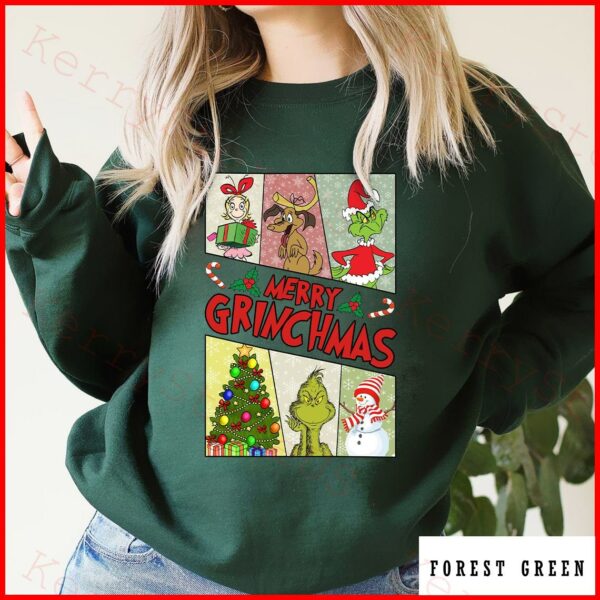 Merry Grinchmas Santa Sweatshirt