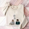 Couple Cute Mocha and Milk Bear Embroidery Sweatshirt