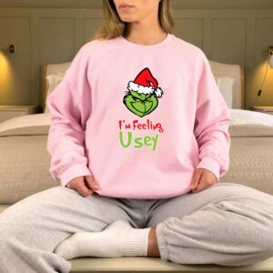 Personalized Grinch Christmas Snow Matching Family Sweatshirt