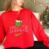 Santa Grinch Christmas Snow Sweatshirt Ver 2