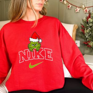Santa Grinch Christmas Snow Sweatshirt Ver 1