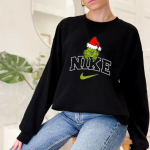 Santa Grinch Christmas Snow Sweatshirt Ver 1