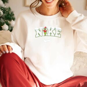 Santa Grinch Christmas Snow Sweatshirt Ver 2