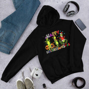 Happy Hallothanksmas Grinch Sweatshirt Hoodie Shirt