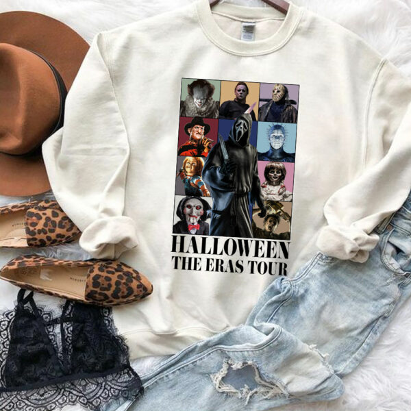 Horror Characters The Eras Tour Halloween Sweatshirt