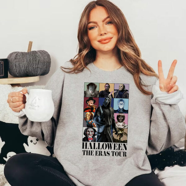 Horror Characters The Eras Tour Halloween Sweatshirt