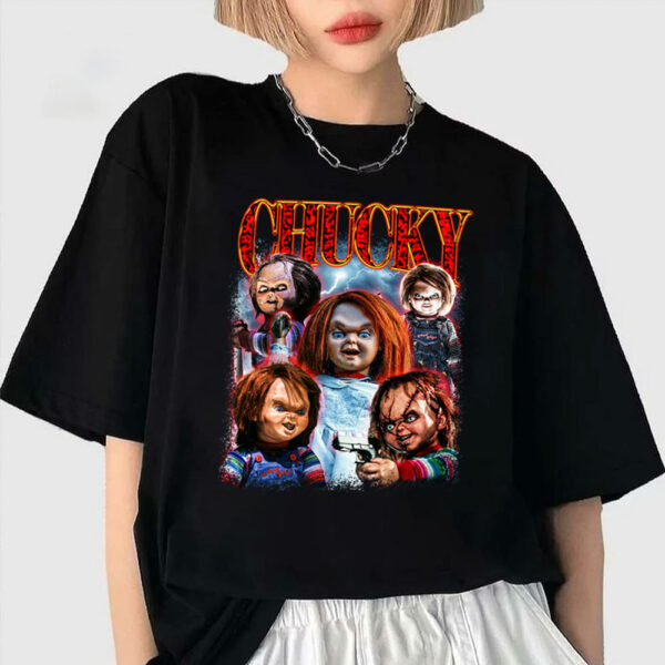 Vintage Chucky Horror Character Halloween Sweatshirt