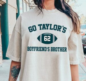 Go Taylor's Boyfriend's Brother Crewneck, Jason Kelce Sweatshirt, Game Day Sweatshirt, Philadelphia Football Sweatshirt, Football Fan Gifts