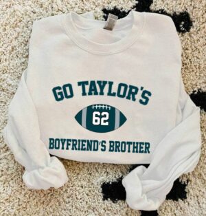 Go Taylor's Boyfriend's Brother Crewneck, Jason Kelce Sweatshirt, Game Day Sweatshirt, Philadelphia Football Sweatshirt, Football Fan Gifts