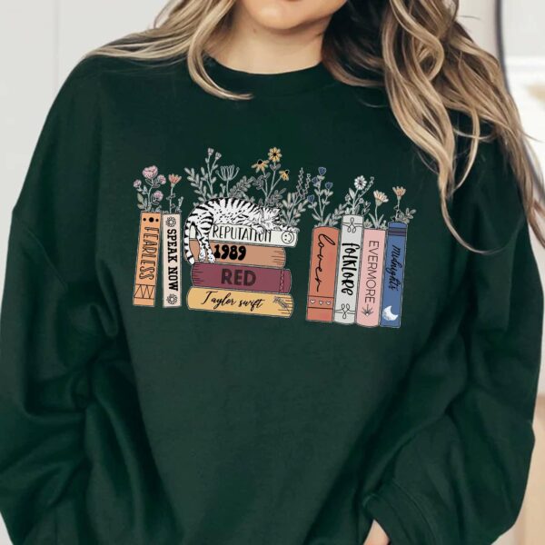 TL Book Christmas Sweatshirt, Gift For Swifties