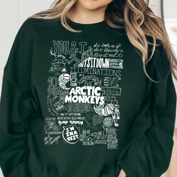 Brookprime Official  Arctic Monkeys Tour Sweatshirt 04