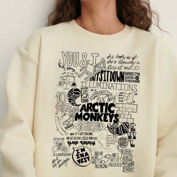 Brookprime Official  Arctic Monkeys Tour Sweatshirt 04