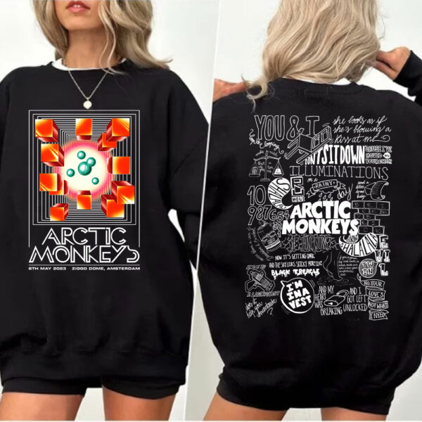 Brookprime Official  Arctic Monkeys Tour Sweatshirt 02