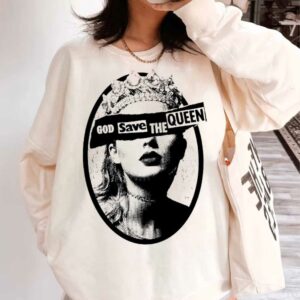 Brookprime Official T.S God Save The Queen Sweatshirt Hoodie Shirt, Gift For Swiftie