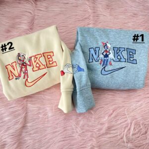 Vaggie And Charlie Nike Embroidery Sweatshirt