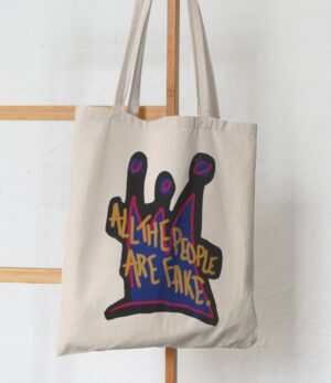 All people are Fake Young Royals Canvas Tote Bag
