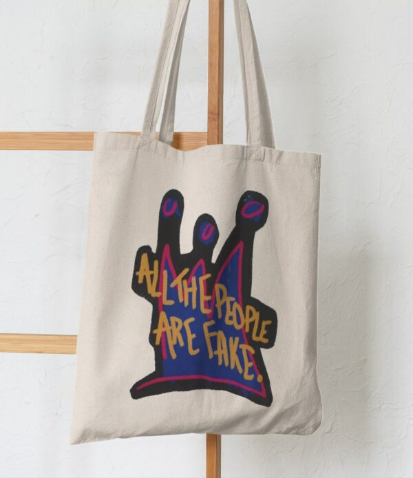 All People Are Fake Young Royals Canvas Tote Bag