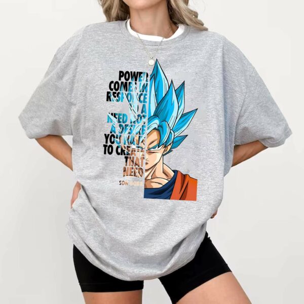 Dragon Ball Son Goku Quote Shirt, Anime gift