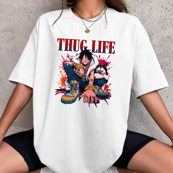 One Piece Thug Life Luffy Anime Gift