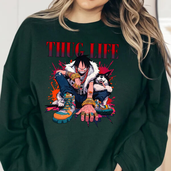 One Piece Thug Life Luffy Anime Gift