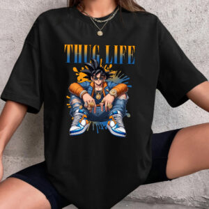 Shonen Anime SonGoku Thug Life Shirt, Anime gift