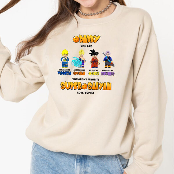 Shonen Anime Daddy Super Saiyan Shirt, Anime gift