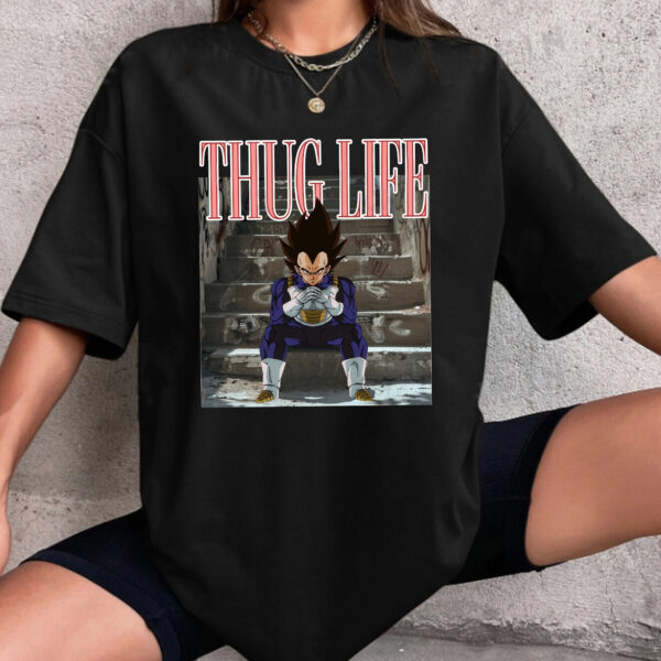 Shonen Anime Vegeta Thug Life v2 Shirt, Anime gift