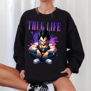 Shonen Anime Vegeta Thug Life Shirt, Anime gift