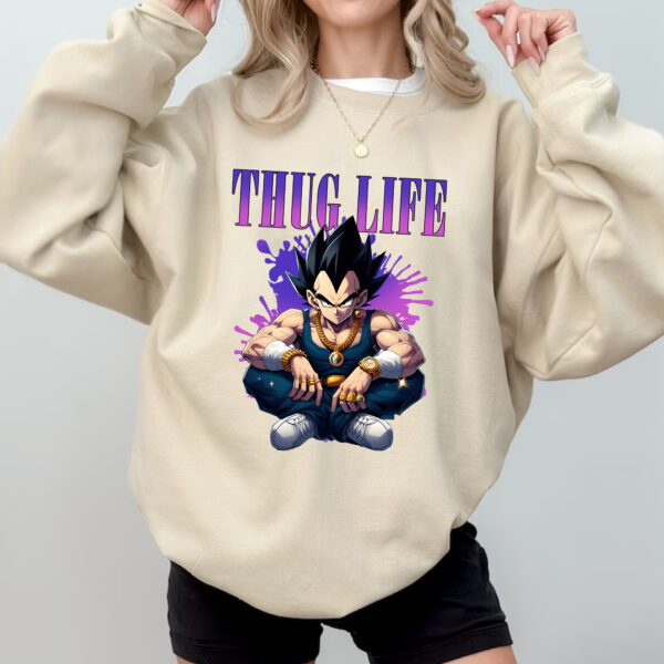 Shonen Anime Vegeta Thug Life Shirt, Anime gift