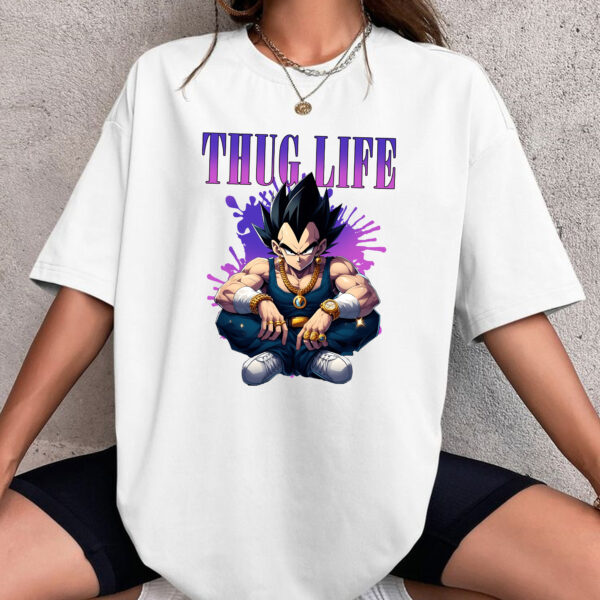 Shonen Anime Vegeta Thug Life Shirt, Anime gift