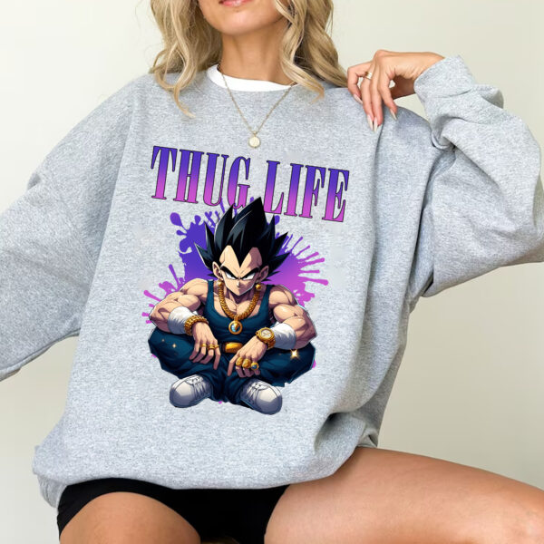 Shonen Anime Vegeta Thug Life Shirt, Anime gift