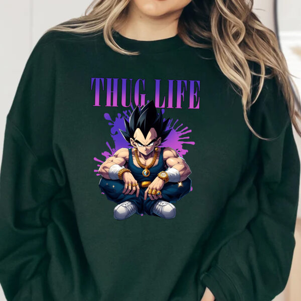 Shonen Anime Vegeta Thug Life Shirt, Anime gift