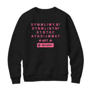 Lyrics Letters Of APT Shirt – APT. Dance