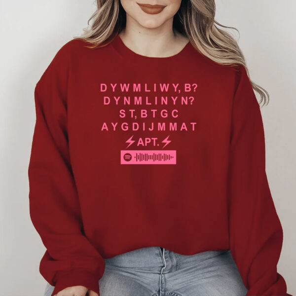 Lyrics Letters Of APT Shirt – APT. Dance