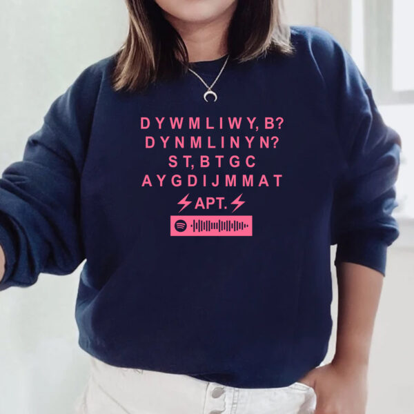 Lyrics Letters Of APT Shirt – APT. Dance